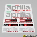Stickers Aprilia Racing 24x20cm (planche)
