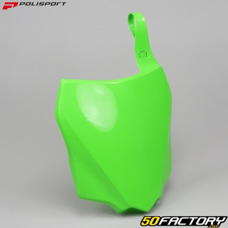 Placa frontal Kawasaki KX XNUMX (desde XNUMX) Polisport  Verde