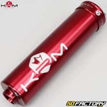 Ligne d'échappement racing KRM 80-90cc AM6 full rouge