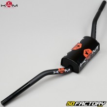 Guidão Fatbar alumínio Ø28mm KRM Pro Ride preto e laranja com espuma