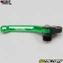 Kawasaki KX front brake and clutch levers, Suzuki RM-Z, Yamaha YZ 125, 250, 450... 4MX green