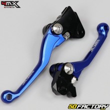 Kawasaki KX front brake and clutch levers, Suzuki  RM-Z, Yamaha  YZ XNUMX, XNUMX, XNUMX... XNUMXMX blue