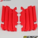 Grelhas de radiador Honda CR, CRF 125, 250, 450 R (2002 - 2004) Polisport vermelho