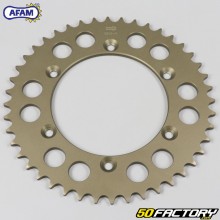 Rear sprocket 44 aluminum teeth 520 Suzuki RM125, RMX 250 ... Afam brown