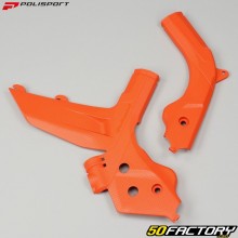 Protetores de quadro KTM EXC, SX, EXC-F XNUMX, XNUMX ... (desde XNUMX) Polisport  laranjas