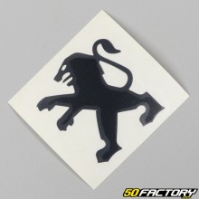 Sticker Peugeot black lion