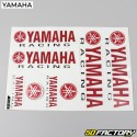 Aufkleber Yamaha Racing rot und schwarz cm (Brett)