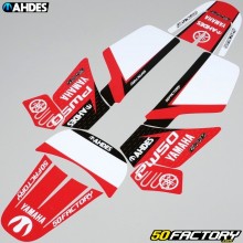 Kit grafiche adesivi Yamaha PW 50 Ahdes rosso