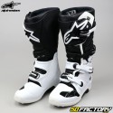 Botas Alpinestars Tech XNUMX blanco y negro