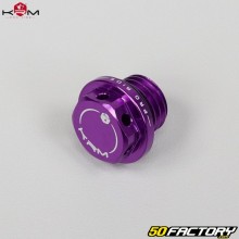 Clutch cover oil fill cap AM6  Minarelli KRM Pro Ride  purple