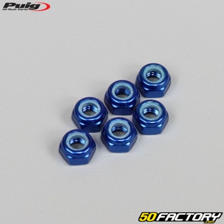 Controdadi anodizzati blu Puig (set di 5)