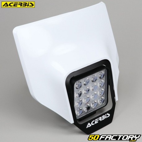 Placa de faro tipo Husqvarna FE, TE (Desde 2020) Acerbis VSL con LED blancos