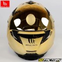 Casco modular MT Helmets Streetfighter dorado