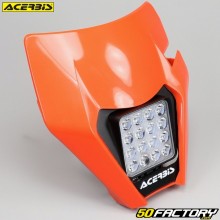 Scheinwerferplatte KTM EXC, EXC-F (XNUMX - XNUMX) Acerbis  VSL mit orangen LEDs