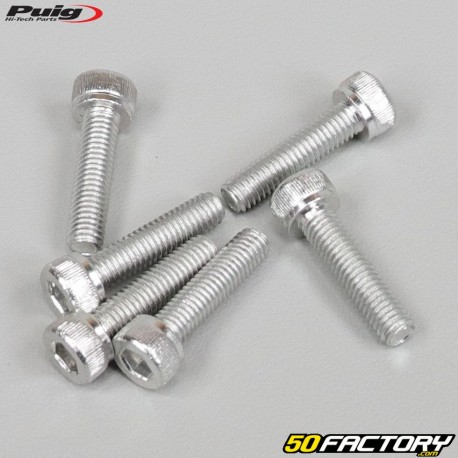 5x20 mm Schraubenkopf BTR Puig grau (Satz von 6)