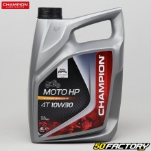 Óleo do motor 4 10W30 Champion Moto HP semi-síntetico 4L