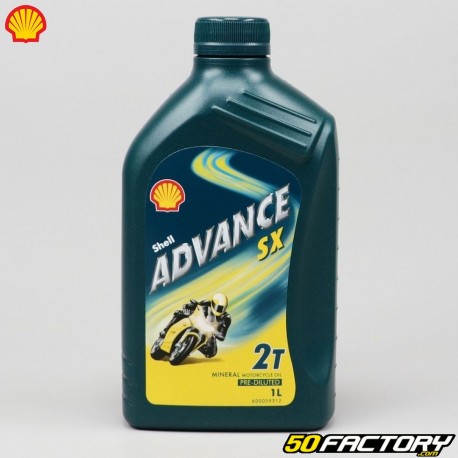 Aceite de motor Shell Advance XNUMXT SX  XNUMX XNUMXL