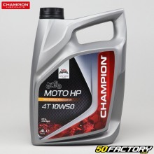 Aceite de motor 4 10W50 Champion Moto HP semisintético 4L