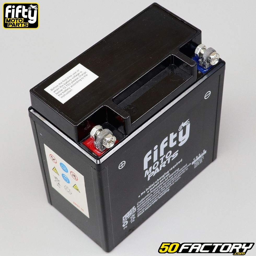 BATTERIA AVVIAMENTO MOTO SCOOTER 12V 9AH YB9-B PER PIAGGIO FLY 50 100 125  150 4T