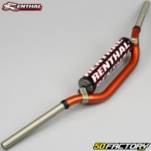 Guidon Ø28mm Renthal Twinwall 997 RC/Honda orange avec mousse