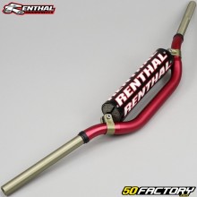 Guidon Ø28mm Renthal Twinwall 997 RC/Honda rouge avec mousse