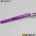 Guidon alu Ø22mm Gencod violet avec barre grise et mousse