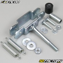 Attachment of exhaust pipe to pump MBK 51 Gencod (square swingarm attachment)