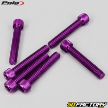 Parafusos 8x45 mm cabeça BTR Puig roxo (conjunto de 6)