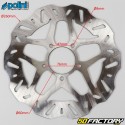 Disque de frein avant Aprilia Scarabeo, Sportcity, Piaggio, Derbi... Ø260mm Polini