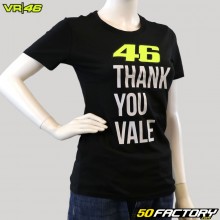 Tee-shirt femme VR46 Thank You Vale noir