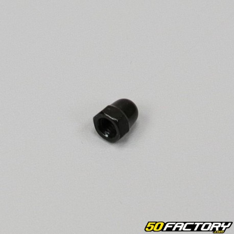 Acorn nut 5mm black zinc