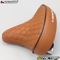 Seat vintage with Solex springs and moped Leoshi brown