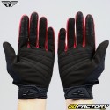 Gants cross Fly F-16 rouges et noirs