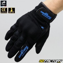 Gloves Furygan Jet D3O CE approved motorcycle black and blue