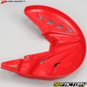 Protector de disco de freno delantero (sin soportes) KTM EXC, SX, Husqvarna FC, Yamaha YZF, Honda CRF... Polisport rojo