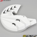 Proteção do disco do freio dianteiro (sem suportes) KTM EXC, SX, Husqvarna FC, Yamaha YZF,Honda CRF... Polisport branco