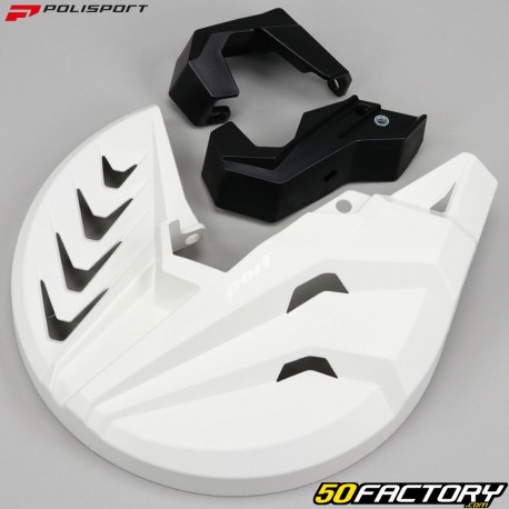 Front brake disc guard Honda CRF 250, 450 R (2010 - 2014) Polisport white