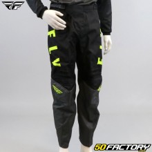 Pantalon Fly F-16 Riding gris, noir et jaune fluo