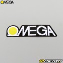 Aufkleber Omega 93x23 mm schwarz