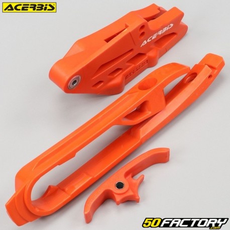 Pads and chain guide Husqvarna TC, FC, KTM SX 125, 250 (since 2016) ... Acerbis oranges