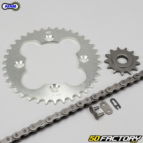 XNUMXxXNUMXxXNUMX Kit de cadena Honda TRX  XNUMX (XNUMX - XNUMX) Afam  gris