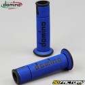 Punhos Domino  XNUMX Estrada-Racing Grip azul e preto f