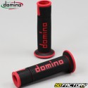 Punhos Domino  XNUMX Estrada-Racing Grip preto e vermelho s