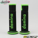 Puños Domino  Carretera XNUMX-Racing Grip negro y verde s