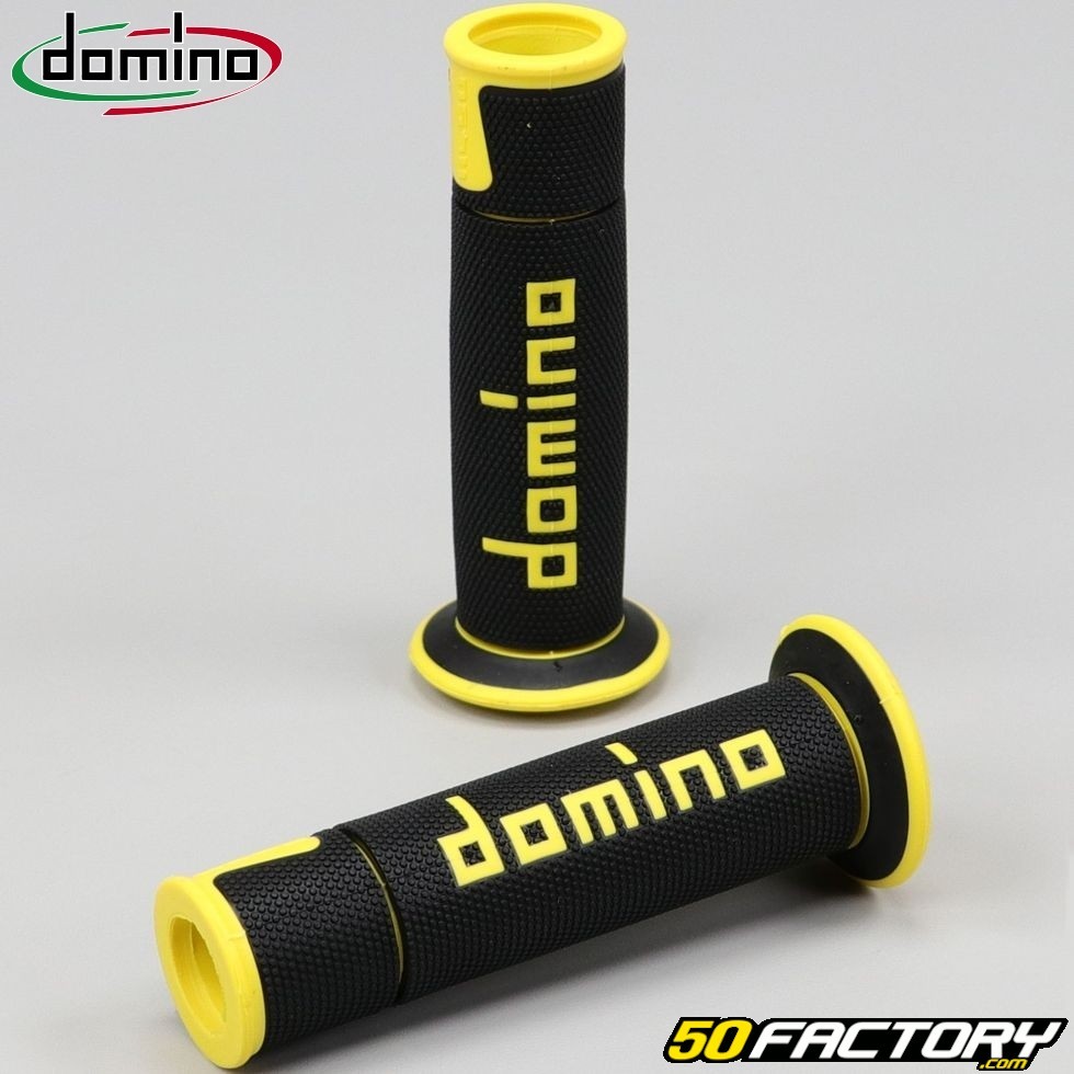 Set poignée de gaz noir Domino, moto 50cc Aprilia RS50 / Peugeot XR-6