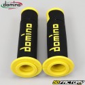 Puños Domino  Carretera XNUMX-Racing Grip negro y amarillo s