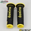 Punhos Domino  XNUMX Estrada-Racing Grip preto e amarelo s