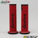 Griffe Domino  Straße-Racing Grip rot und schwarz s