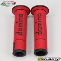 Griffe Domino  Straße-Racing Grip rot und schwarz s