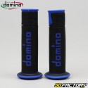 Punhos Domino  XNUMX Estrada-Racing Grip preto e azul s